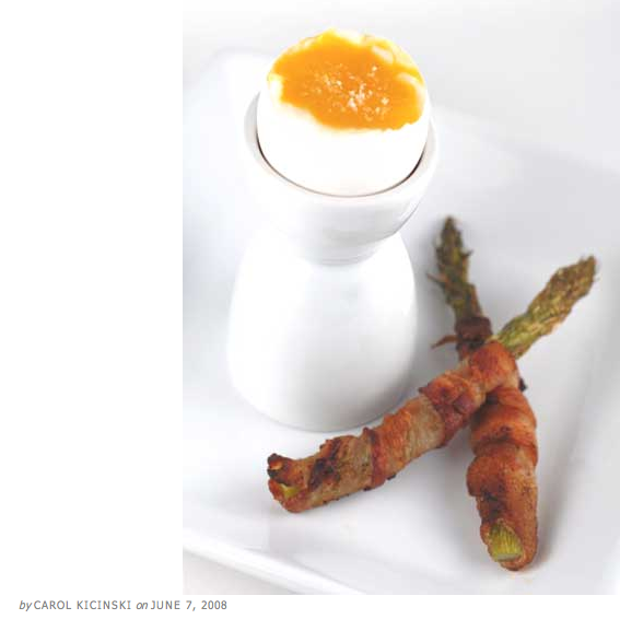Paleo bacon asparagus egg soldiers